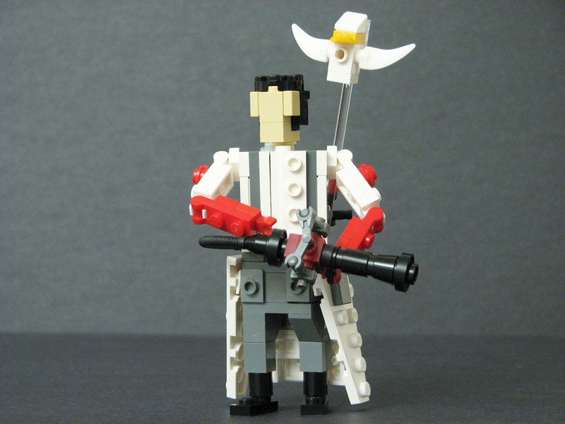 Illustration for article titled These TF2 LEGO Figures are so Small! They are Funny to me!